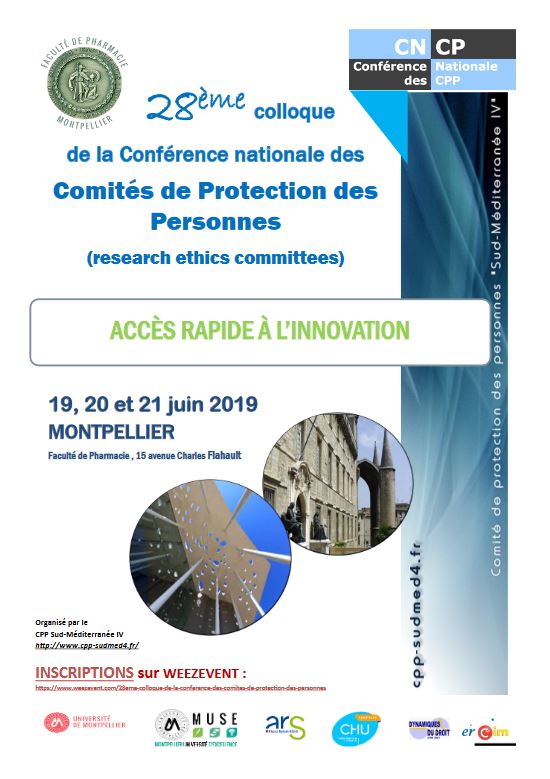 colloque de la Conférence nationale des Comité de la Protection des Personnes.