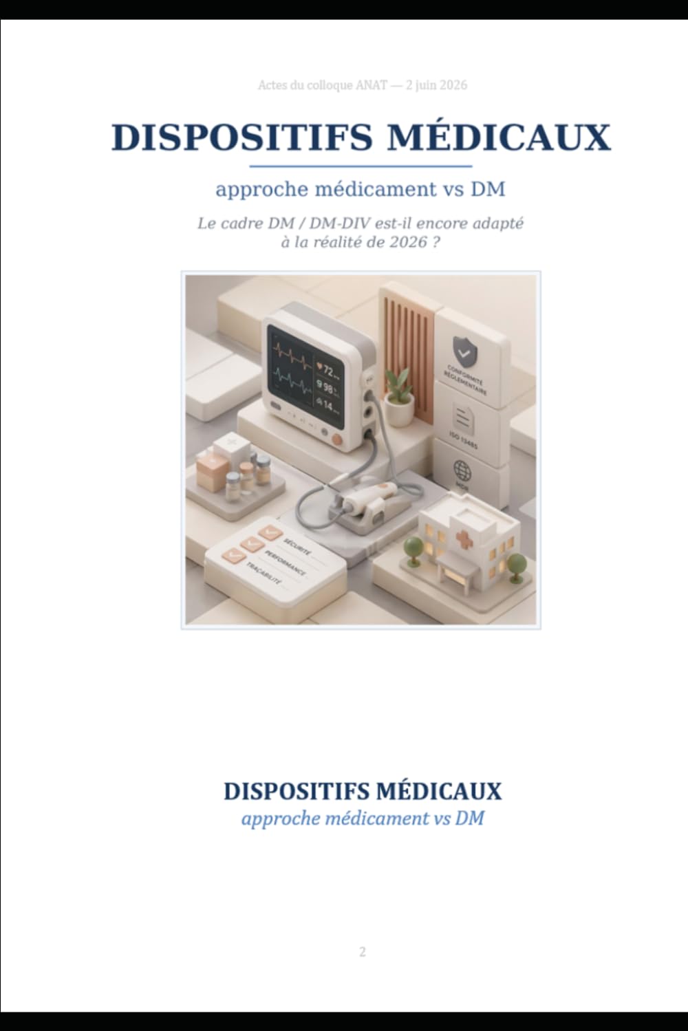 Dispositifs médicaux : approche médicament vs DM